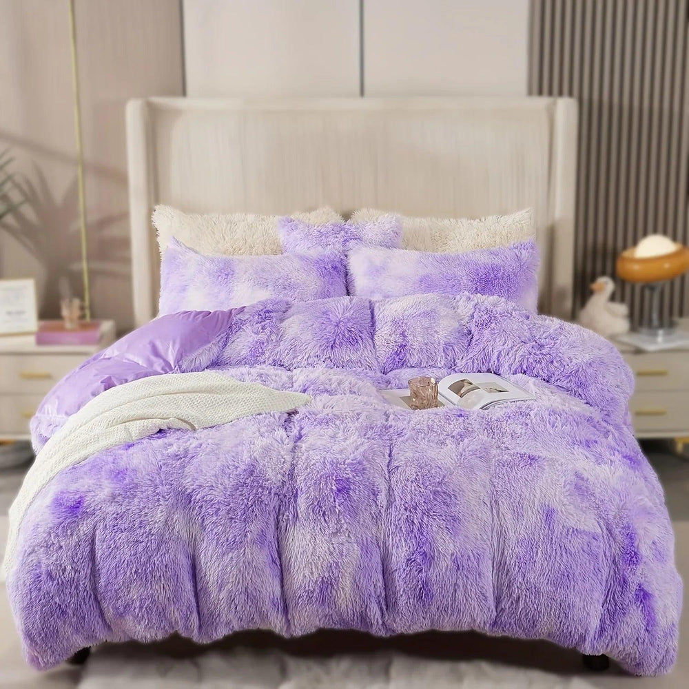 4PCs Plush Duvet Cover Set Luxury Ultra Soft Velvet Duvet EX-STOCK Canada