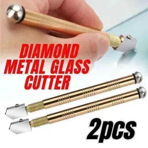 2Pcs Professional Glass Cutter Metal Carbide Precision Anti-Skid Cutting Tools - EX-STOCK Canada
