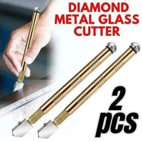 2Pcs Professional Glass Cutter Metal Carbide Precision Anti-Skid Cutting Tools - EX-STOCK Canada