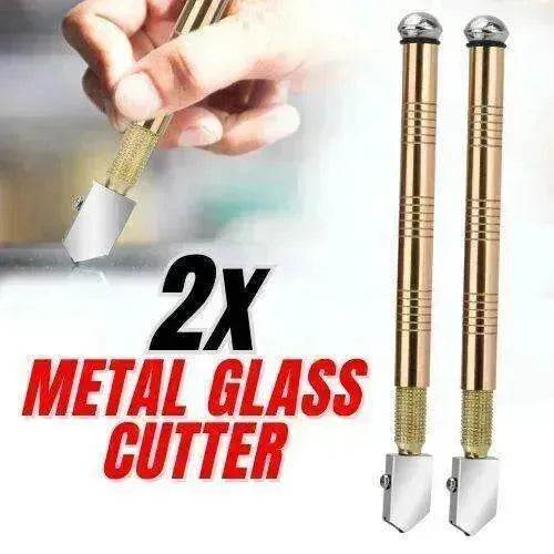 2Pcs Professional Glass Cutter Metal Carbide Precision Anti-Skid Cutting Tools - EX-STOCK Canada