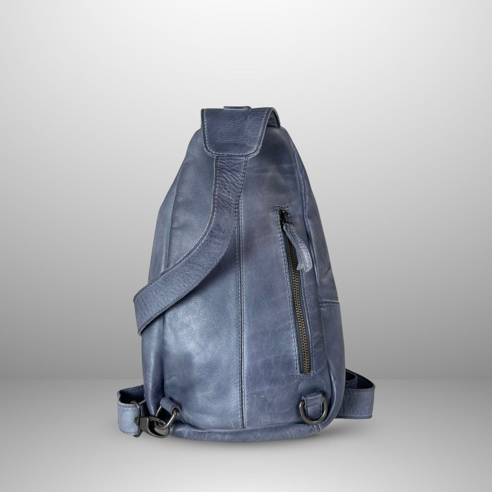 Mochila de cuero para el pecho estilo off-the-shoulderEX-STOCK Canada