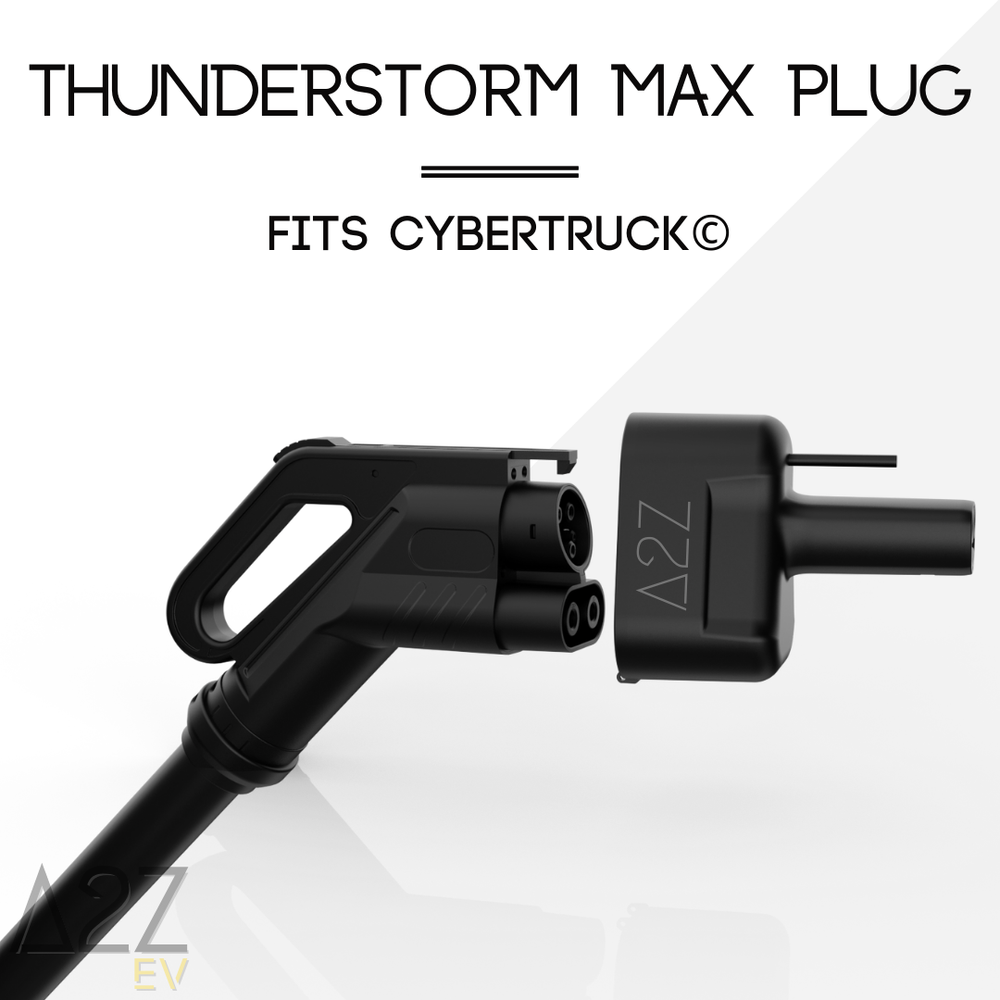 Chargeur CCS1 pour Cybertruck | DC | Certifié UL2252/CSA-C22.2 | Le Thunderstorm Max Plug