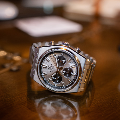 CASIO Edifice Chronographe Standard Argent | EFB730D-7AV