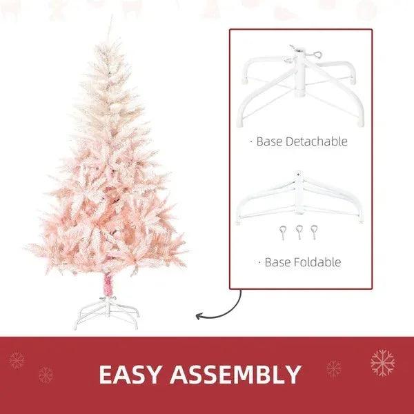 5ft Artificial Christmas Tree Home Decoration Automatic Open White EX-STOCK Canada