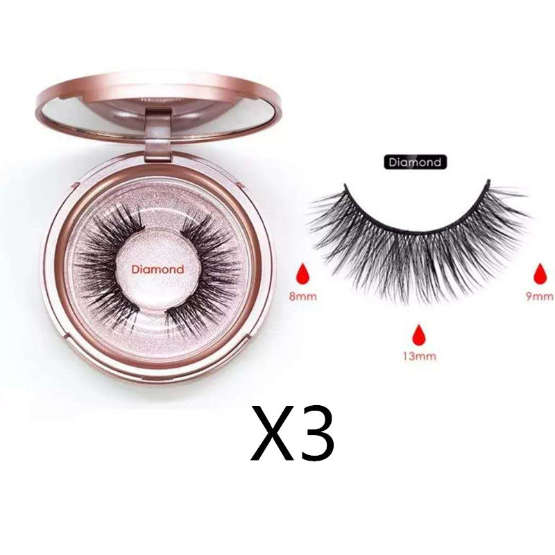 Reusable Magnetic Self-Adhesive Eyelashes No Eyeliner Or Glue Needed False Lashes Stable And Easy To Put On Natural Look And Waterproof Fake Eyelashes EX-STOCK Canada