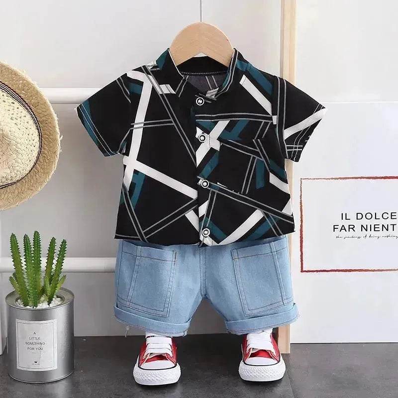 Cross-border Suit Short Sleeve Two-piece - EX-STOCK Canada