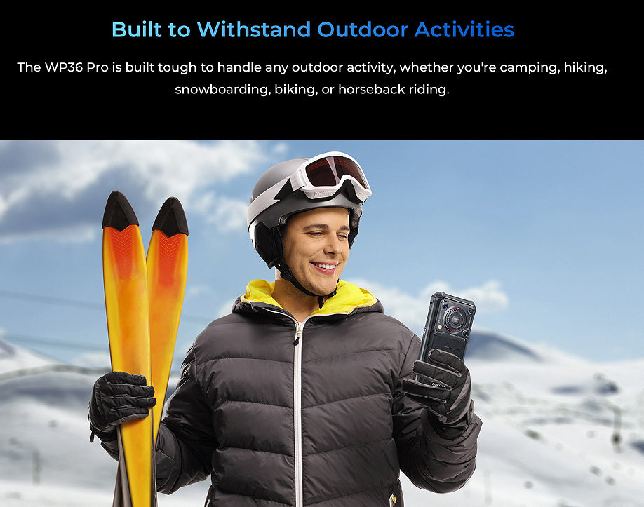 OUKITEL WP36 Pro Rugged Smartphone – 256GB, IP69K, Black 4