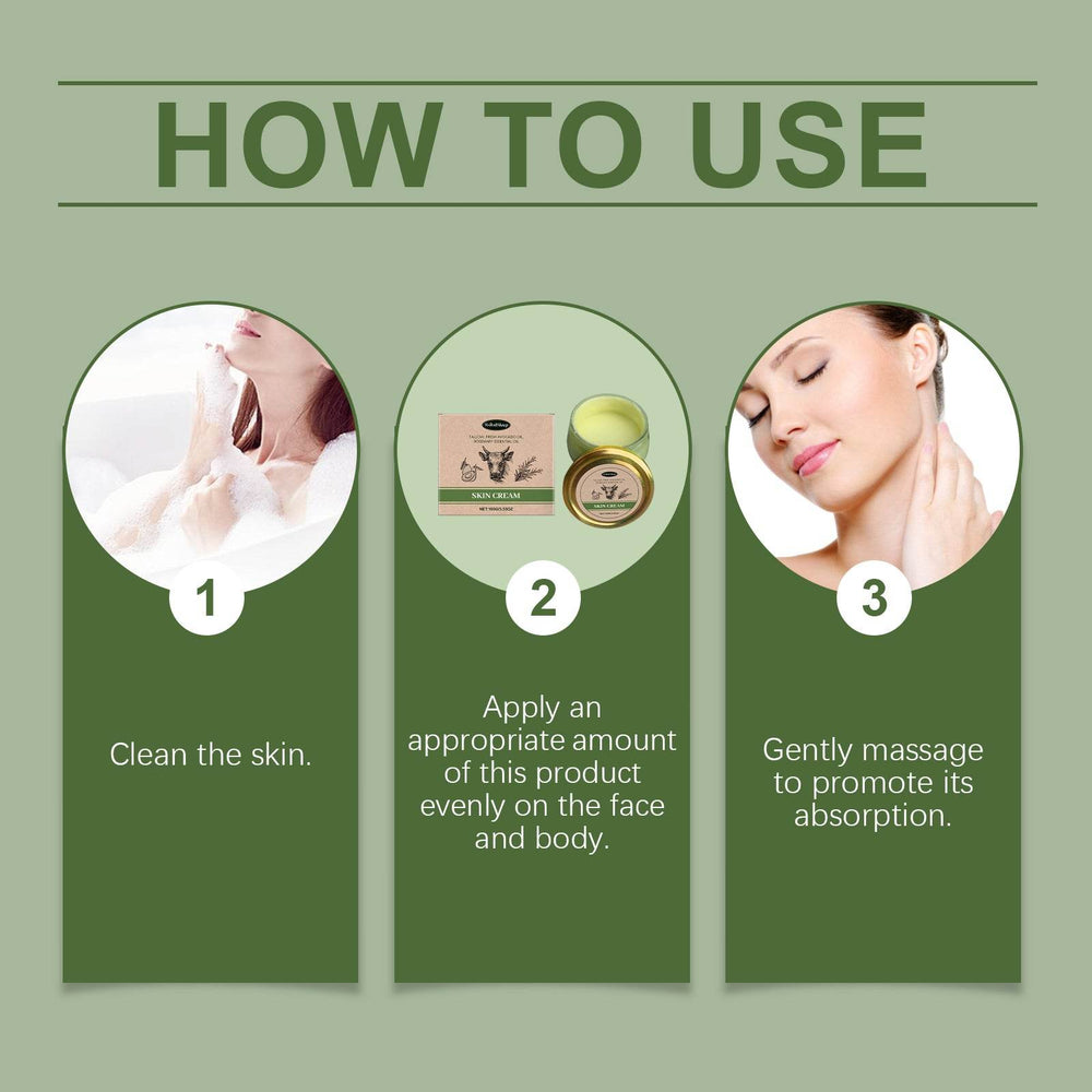 Tallow Cow Fat Natural Organic Skincare Cream - EX-STOCK Canada