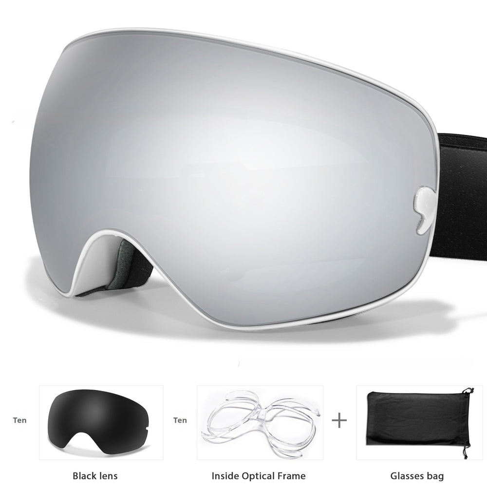 Men's And Women's Anti-fog Card Myopia Glasses Coated Large Spherical Eye Protection Ski Mountaineering Equipment EX-STOCK Canada