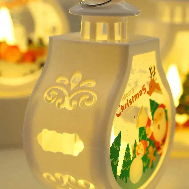 Christmas Candle Lamp Romantic Ornaments - EX-STOCK Canada