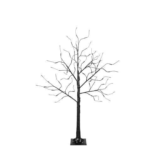 3 Pac Halloween Spooky Tree With Purple Lights, 4FT 5FT And 6FT, Lighted Black Tree For Halloween Decoration - EX-STOCK Canada