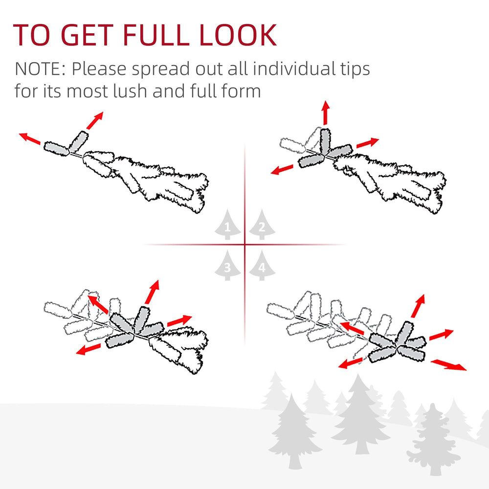 4ft Pre-Lit LED Optical Fiber Christmas Tree Artificial Seasonal Decor EX-STOCK Canada