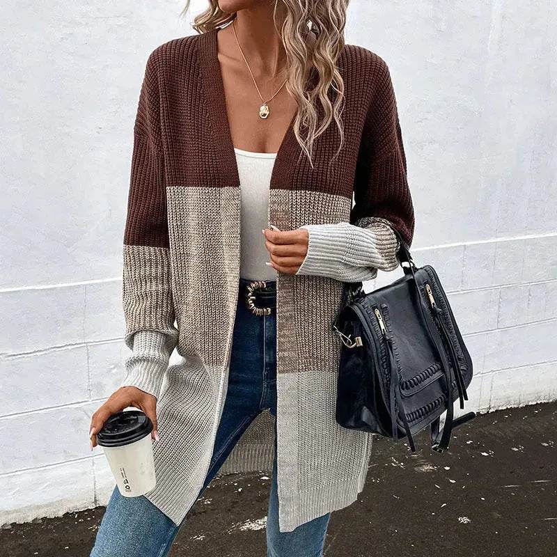 New style Autumn Winter Women Long Knitted Sweater Cardigan - EX-STOCK Canada