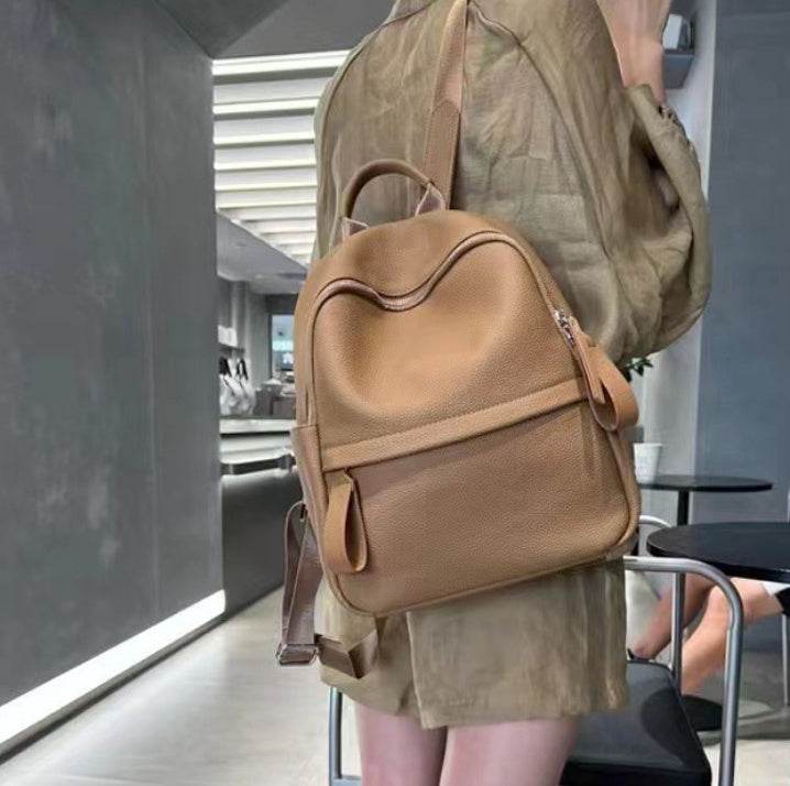 Premium Leather Backpack – Sleek & High-Grade Design - EX-STOCK Canada