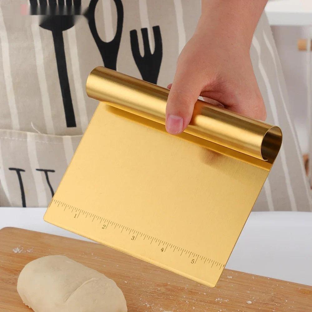 Stainless Steel Scraping Panel With Scale Baking Tool Dough Cutting Board Scraping Powder Board Tagliolini Cutter EX-STOCK Canada