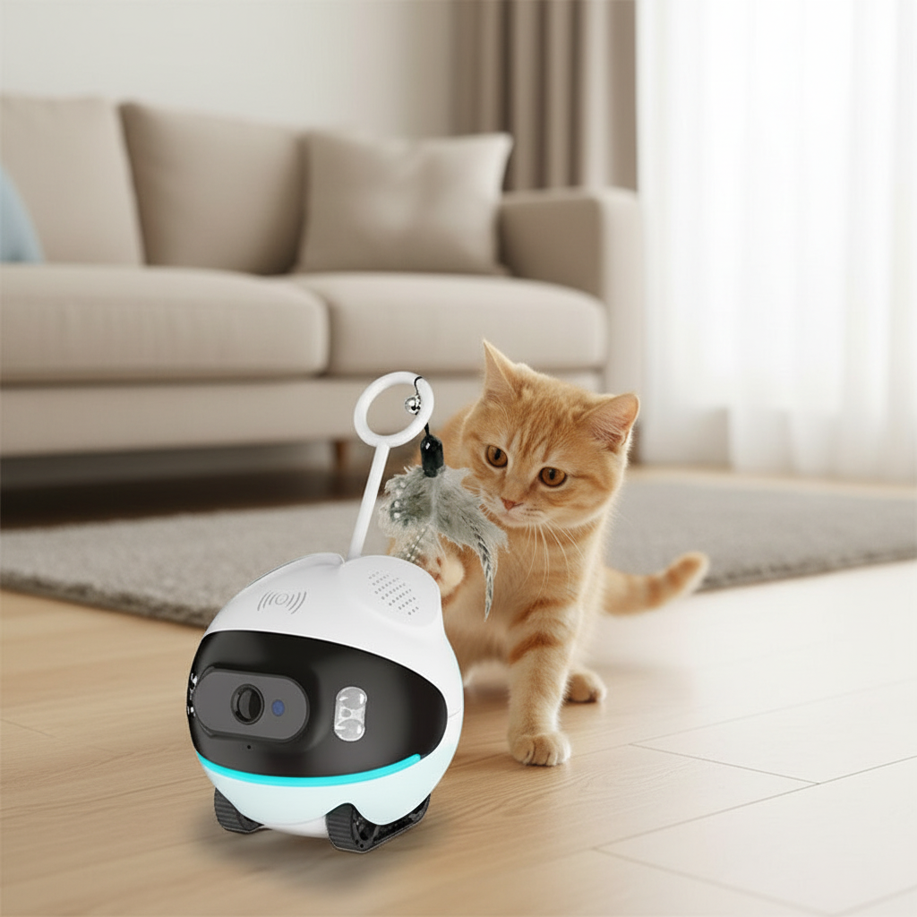 Smart Pet Camera WiFi and 4G HD Video Monitor for Dogs and Cats