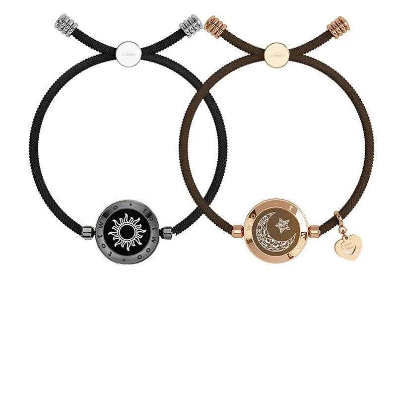 Lovers Sun-Moon Smart Sensing Couple Bracelet - EX-STOCK Canada