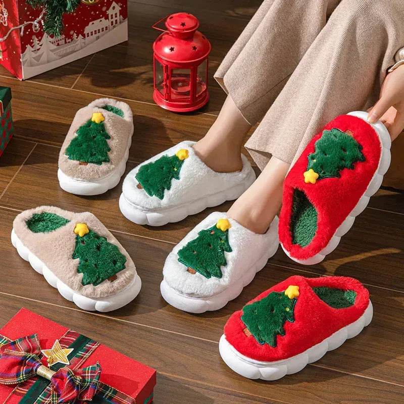 Christmas Tree Women's Home Slippers - EX-STOCK Canada