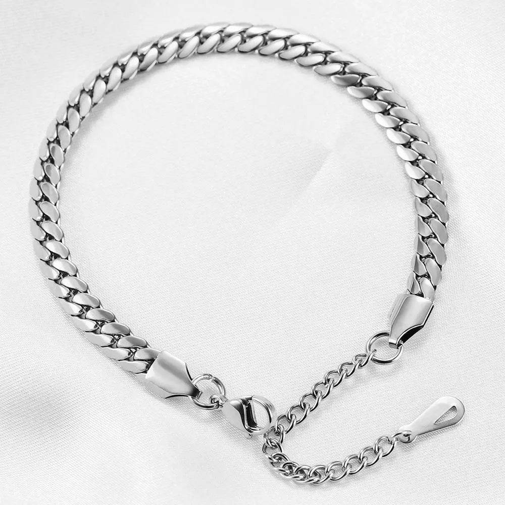 Fashion All-matching Cuban Link Chain Bracelet - EX-STOCK Canada