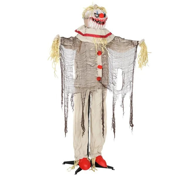 68 Life Size Halloween Animated Pumpkin Clown With Glowing LED Eyes, Battery Operated, Indoor Party Props EX-STOCK Canada