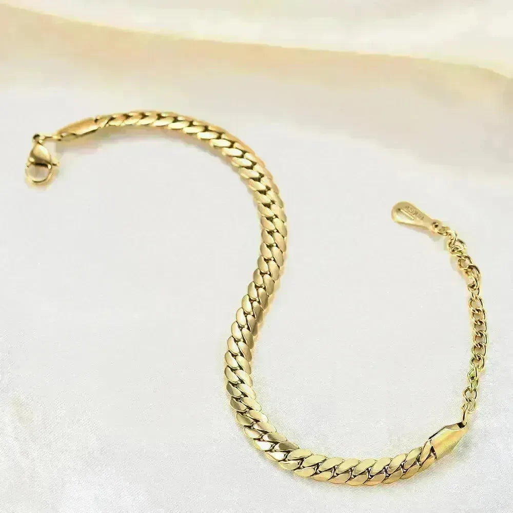 Fashion All-matching Cuban Link Chain Bracelet - EX-STOCK CANADA