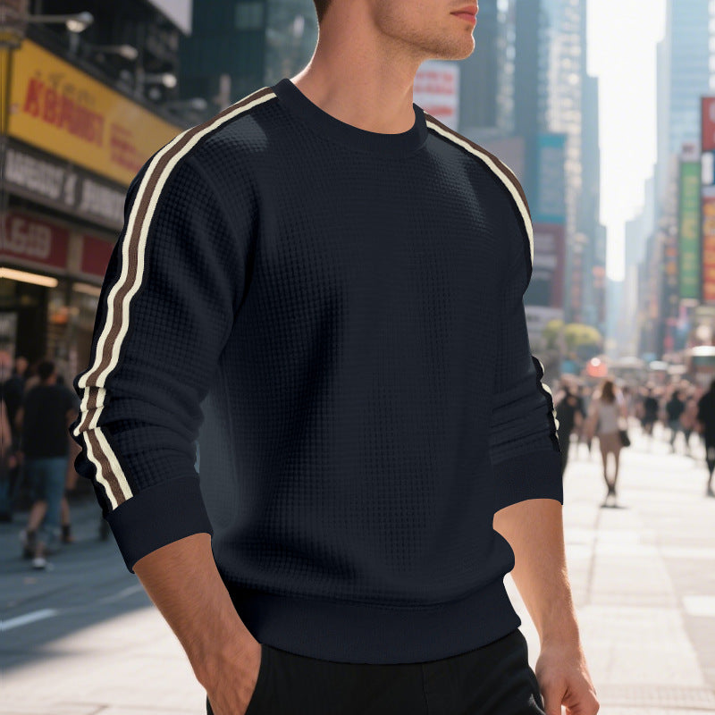 Casual Men's Loose Round Neck Sweater Thin EX-STOCK Canada