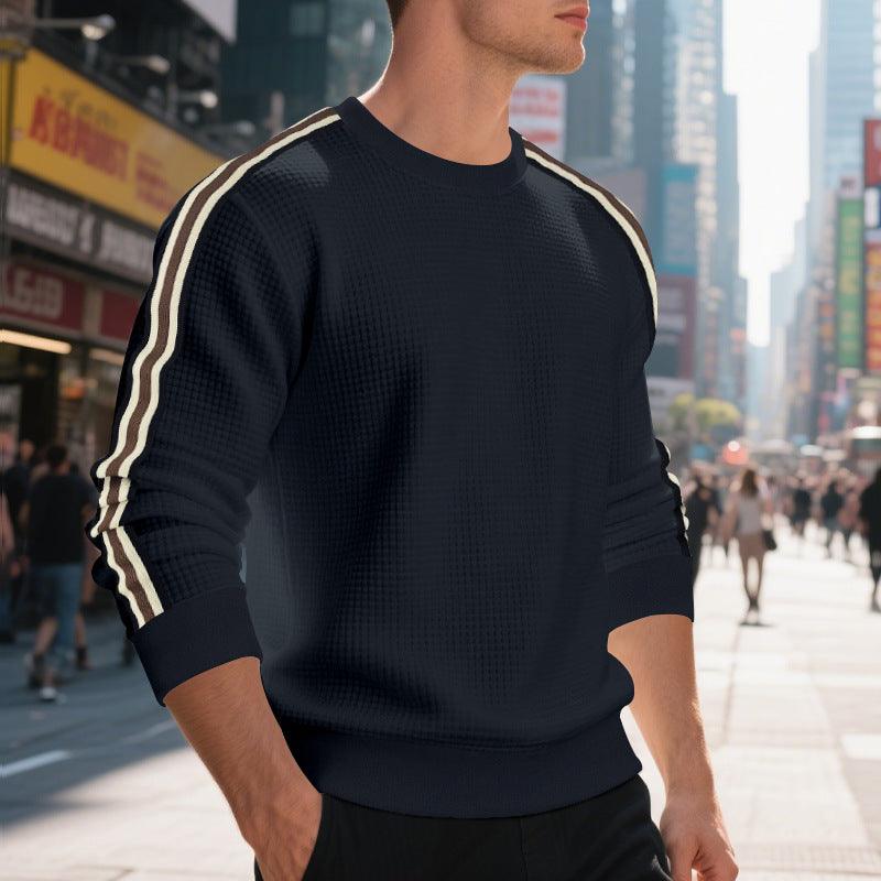 Pull décontracté pour homme à col rond ample et finEX-STOCK Canada