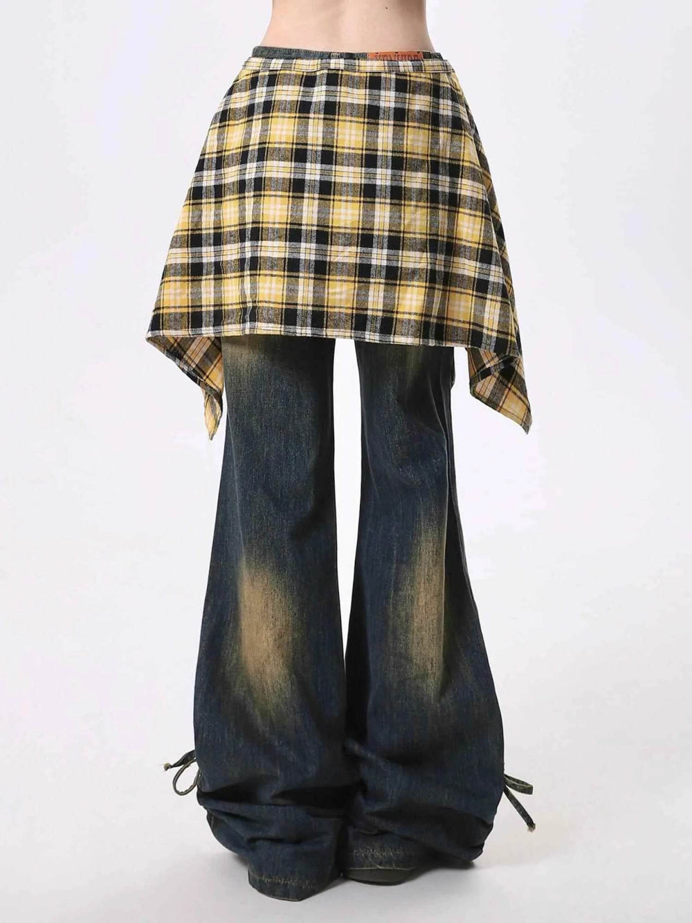 Jeans Women's Skirt Swing Outside Casual Bootcut Pants - EX-STOCK Canada