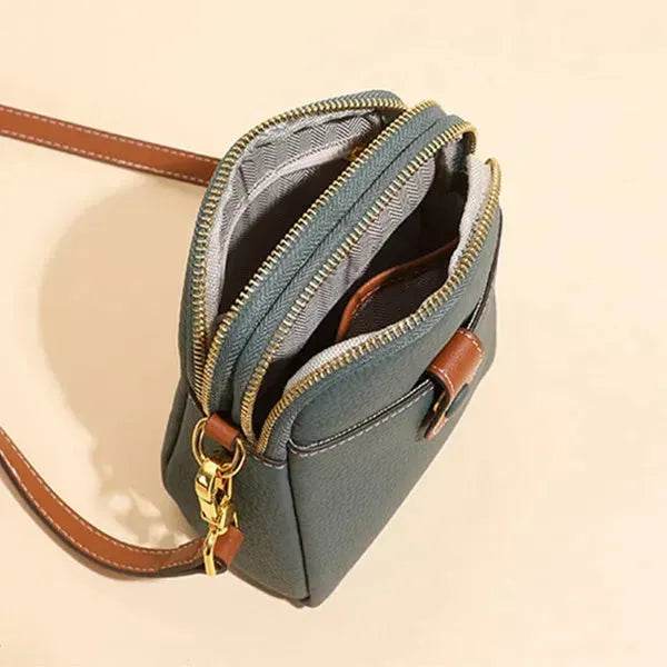 Lychee Pattern Mobile Phone Bag Small High Quality Leather Crossbody Bags For Women Wallet - EX-STOCK Canada