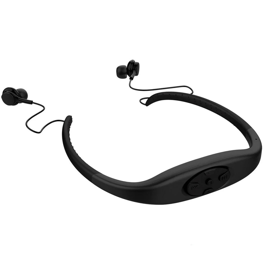 2in1 Bluetooth Wireless Earphone &MP3 Music Player 8G Headphone IPX8 Waterproof Swim Sport Neckband Stereo Headset with Mic EX-STOCK Canada