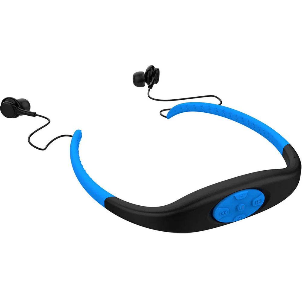2in1 Bluetooth Wireless Earphone &MP3 Music Player 8G Headphone IPX8 Waterproof Swim Sport Neckband Stereo Headset with Mic EX-STOCK Canada