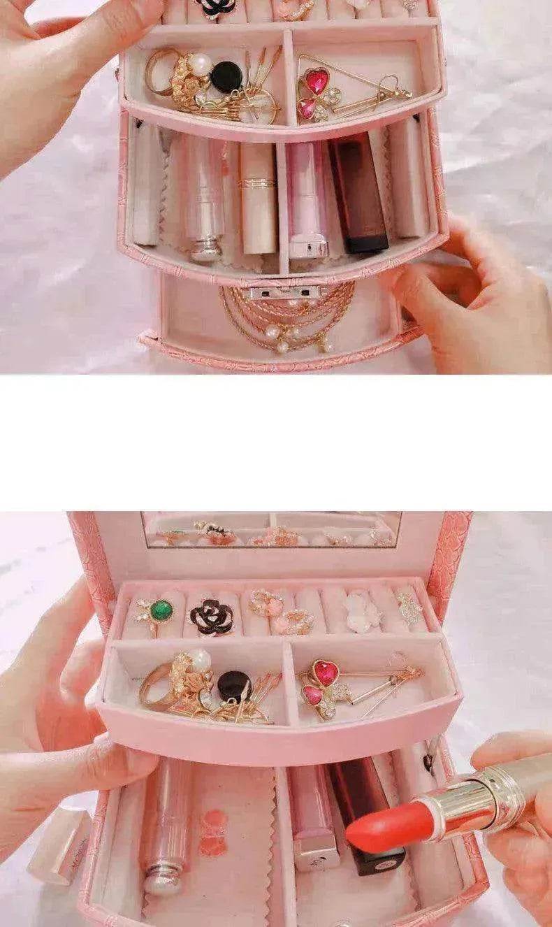 3 Layers Leather Jewelry Boxes - EX-STOCK Canada