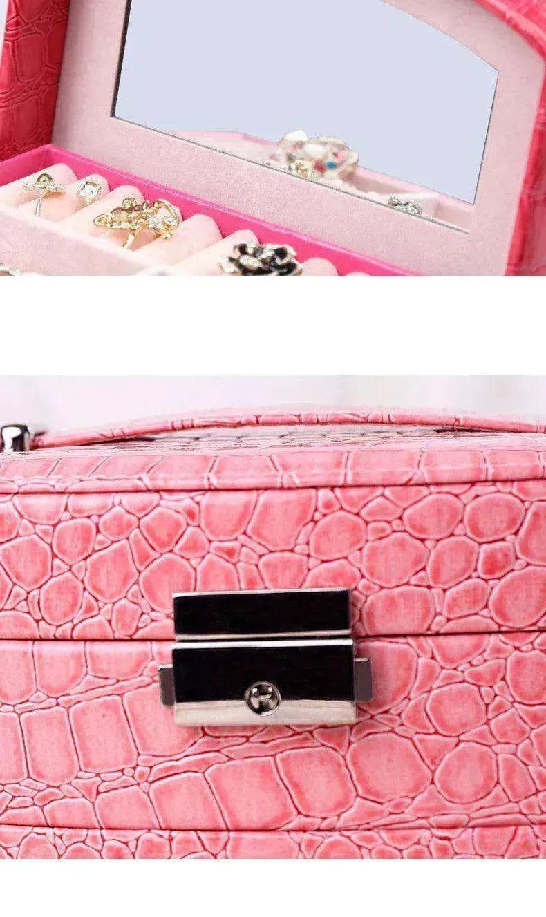 3 Layers Leather Jewelry Boxes - EX-STOCK Canada