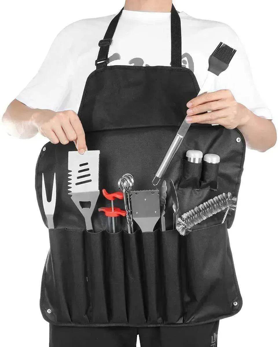 30-piece Set Of Skirt Bag Baking Set BBQ Tools Combination Apron Gift Set - EX-STOCK Canada