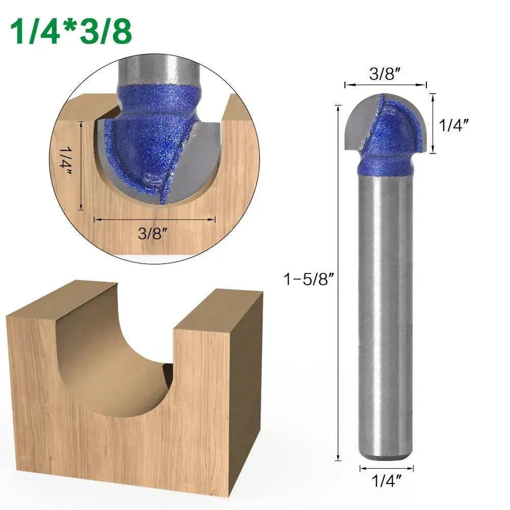 Shank Core Box Router Bit Professional round bottom cutter - EX-STOCK Canada