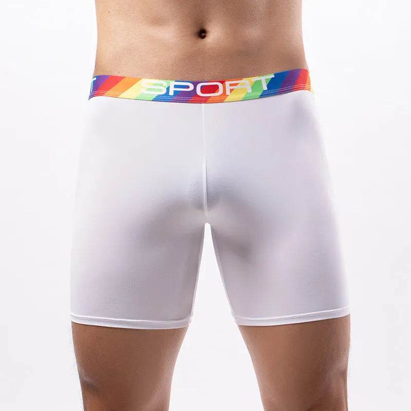 Summer Sports Spandex Plain Boxer Short Underwear for Men - EX-STOCK Canada