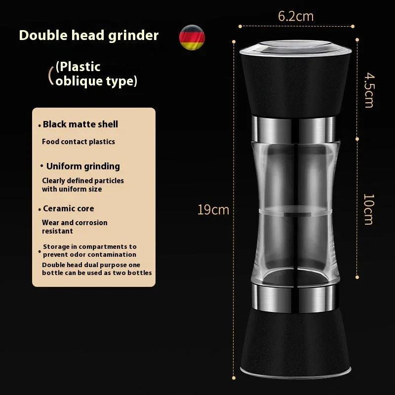 304 Double-headed Stainless Steel Pepper Grinder EX-STOCK Canada