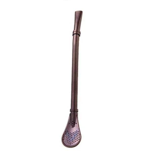 304 Stainless Steel Residue Filter Straws Spoon EX-STOCK Canada