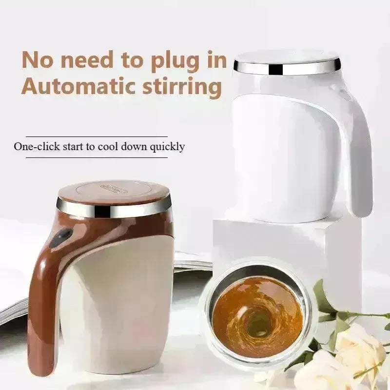 304 Food Grade Stainless Steel Rechargeable Automatic Model High Value Stirring Cup - EX-STOCK CANADA