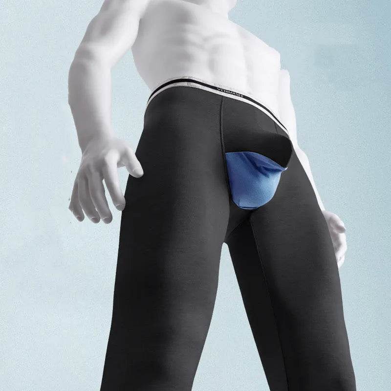 Rhinoceros Horn Big Bag Autumn Long John Pouch panties men's underwear - EX-STOCK Canada