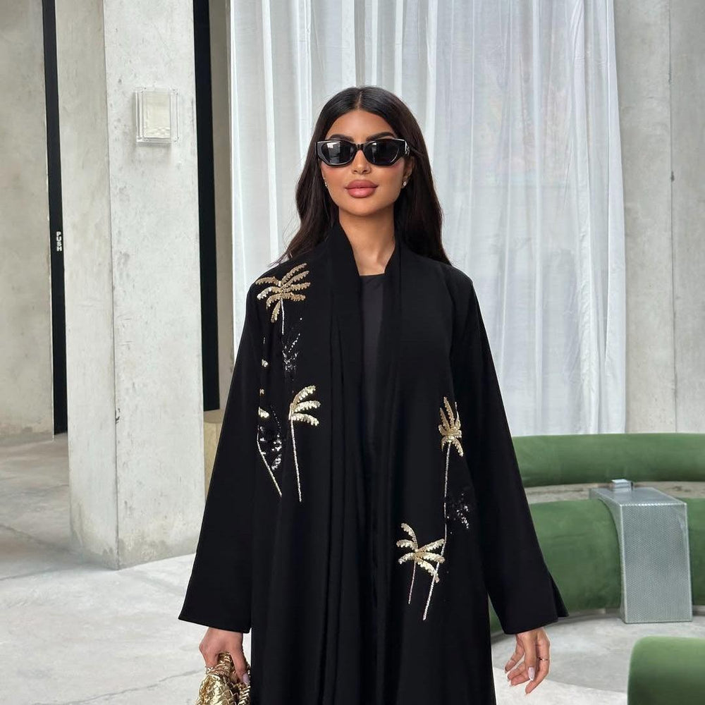 Fashion Muslim Women's Wear Embroidered Robe - EX-STOCK Canada