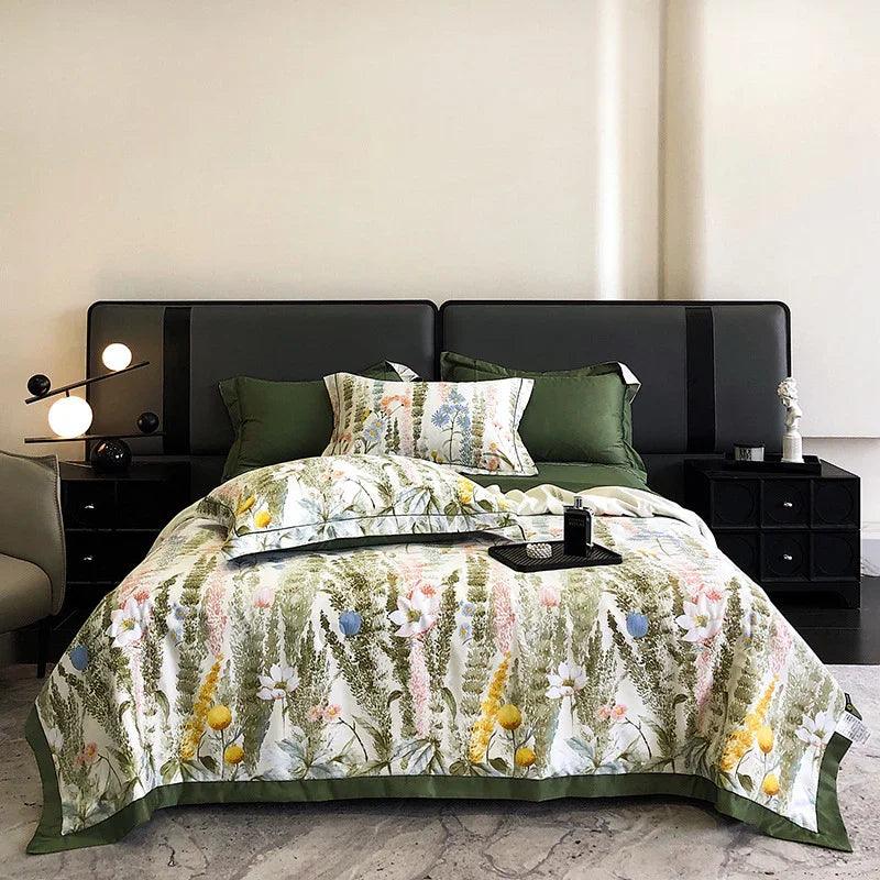 Housse de couette rafraîchissante d'été en Tencel lavable et aéréeEX-STOCK Canada