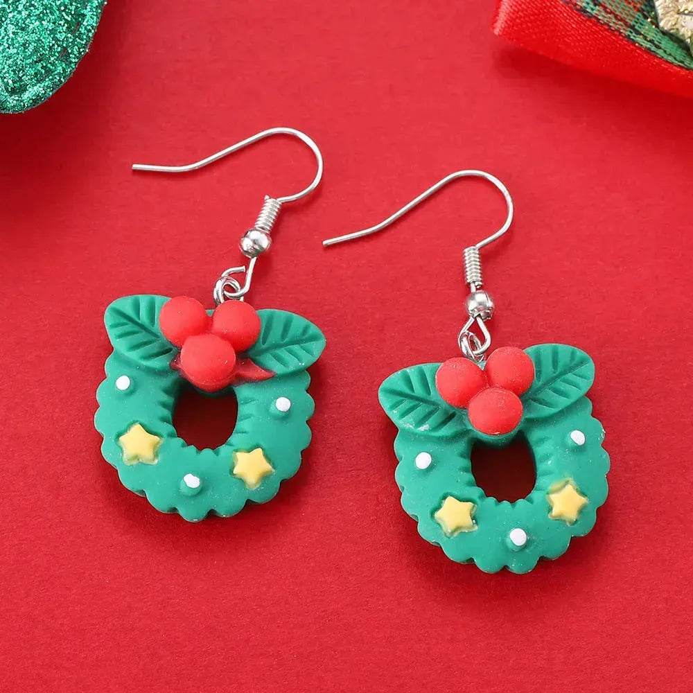 Creative Cartoon Christmas Earrings Fashion - EX-STOCK Canada