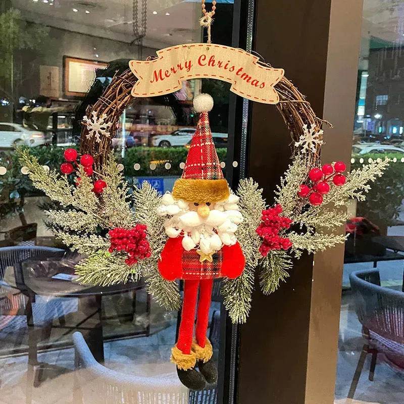 Old Man Snowman Elk Vine Ring Christmas - EX-STOCK Canada