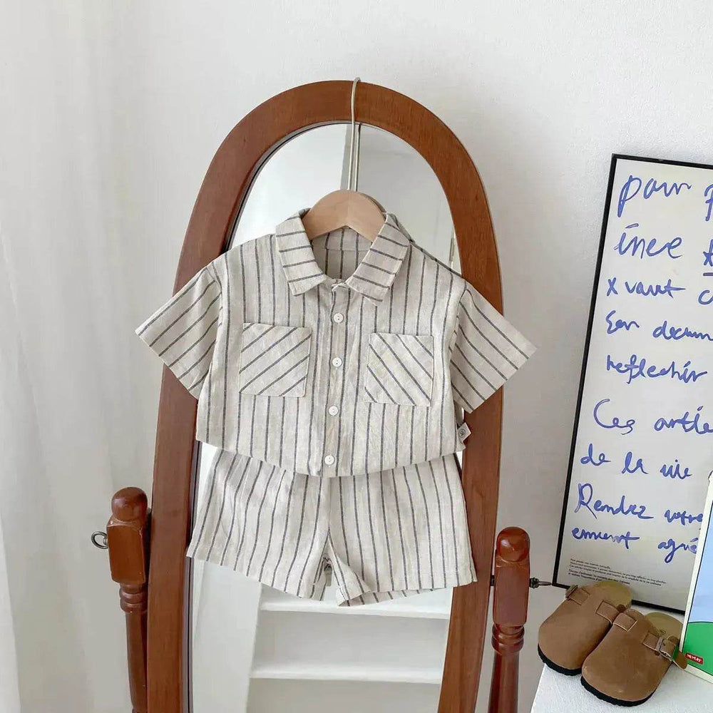 Infant Casual Short Sleeve Suit Two piece for Baby boy - EX-STOCK Canada