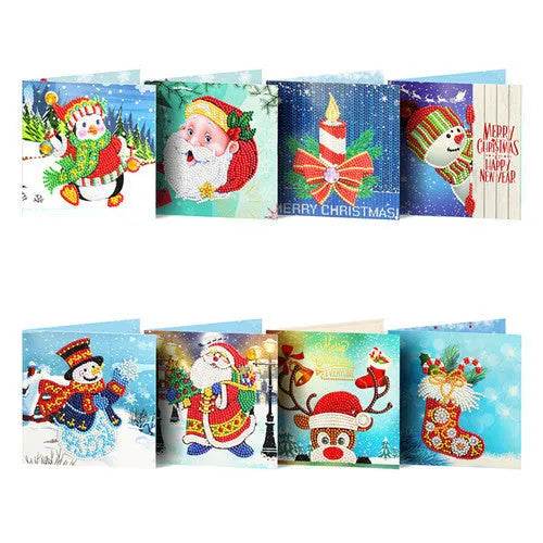 Handmade DIY Christmas Card Piece Diamond Painting - EX-STOCK Canada