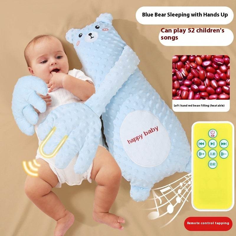Infant Exhaust Pillow Hand Remote Controlled Soothing For Baby Sleep Cartoon Plush Toddler Comforting Hand EX-STOCK Canada