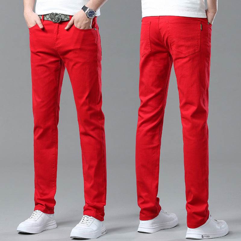 Men Fashion Brands Stretch Slim Fit Skinny Denim Pants jeans Trouser - EX-STOCK Canada