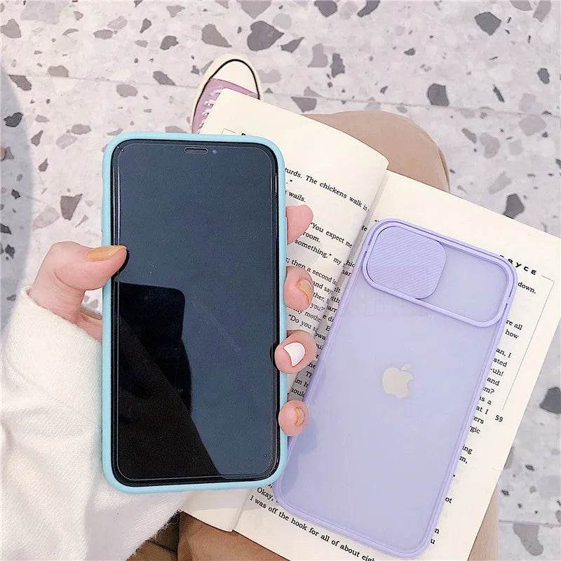 Frosted frame lens Silicone phone case - EX-STOCK Canada