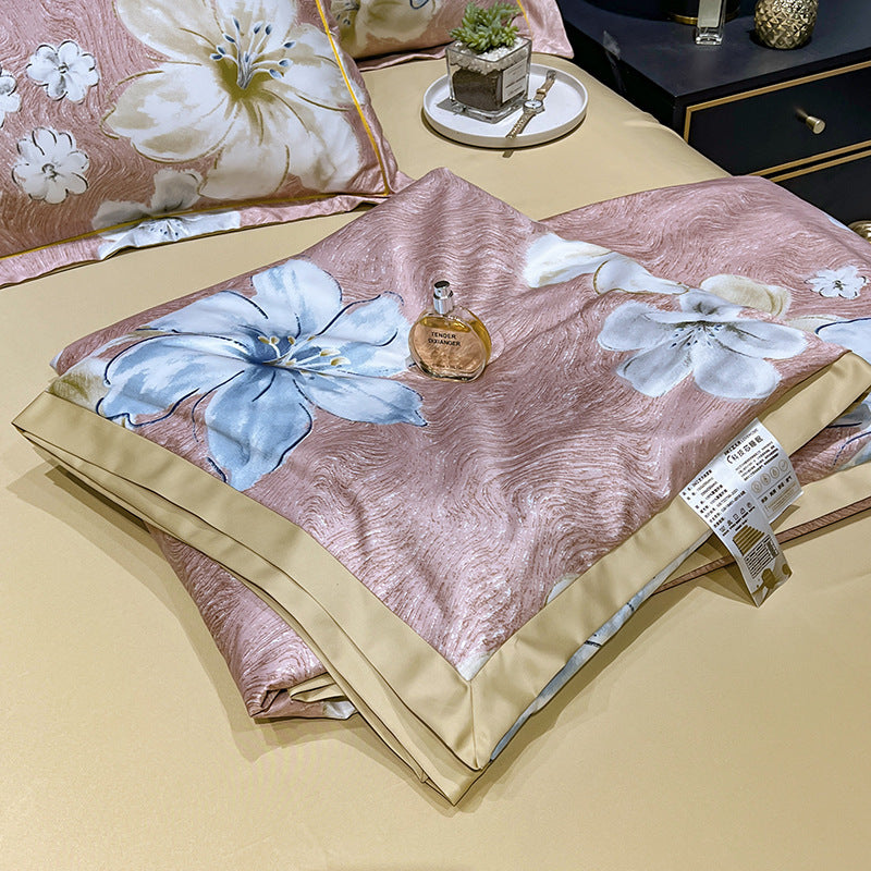 Tencel Summer Duvet Four-piece Washed Silk EX-STOCK Canada